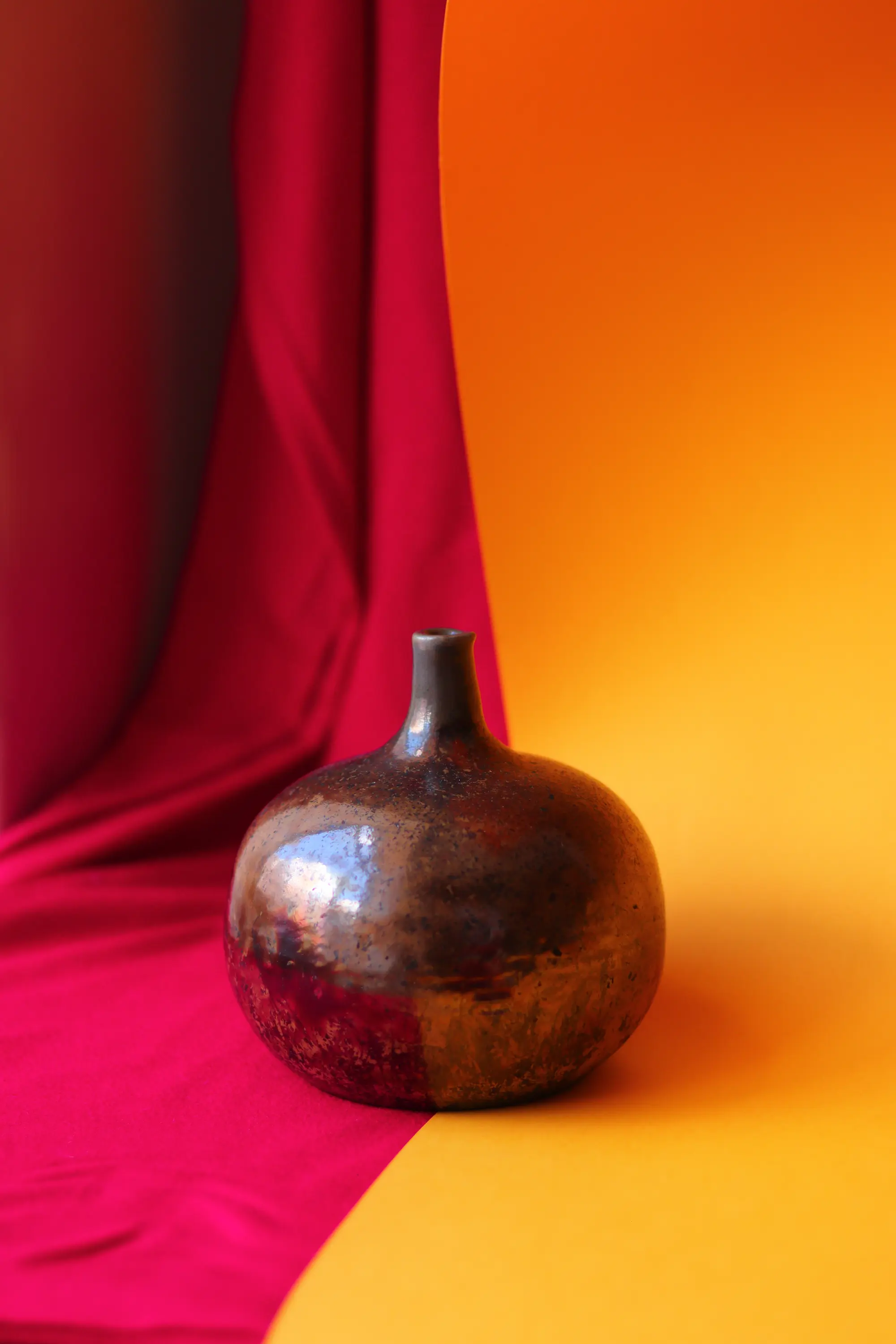 Florero Raku 